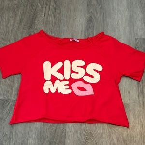 Cute crop top 💋. Size S